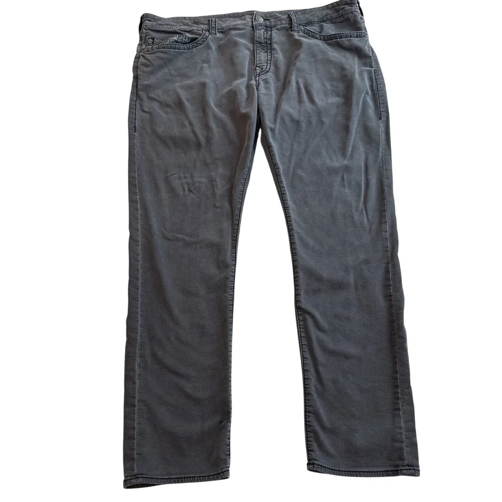 True‎ Religion Men's Geno Relaxed Fit Straight Jeans, Size 42 Gray Lightweight